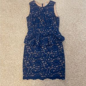 Cache Royal Blue Formal Lace Party Dress